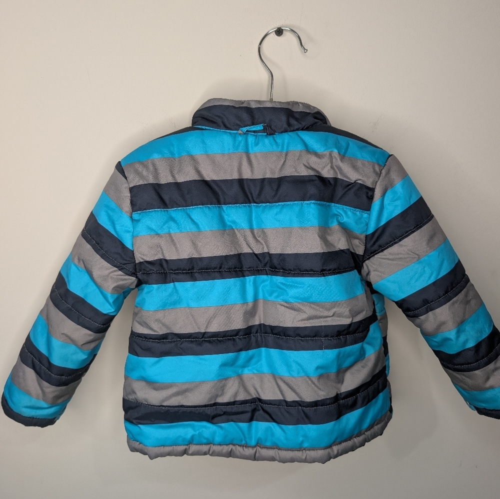 🧊 Healthtex 3-in-1 Navy Blue & Gray Winter Coat (2T) - Picture 7 of 7